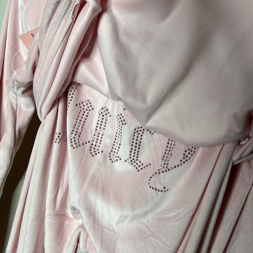 Juicy Couture Y2K Rhinestones Vetvet Fleece Lounge set - Picture 10 of 10